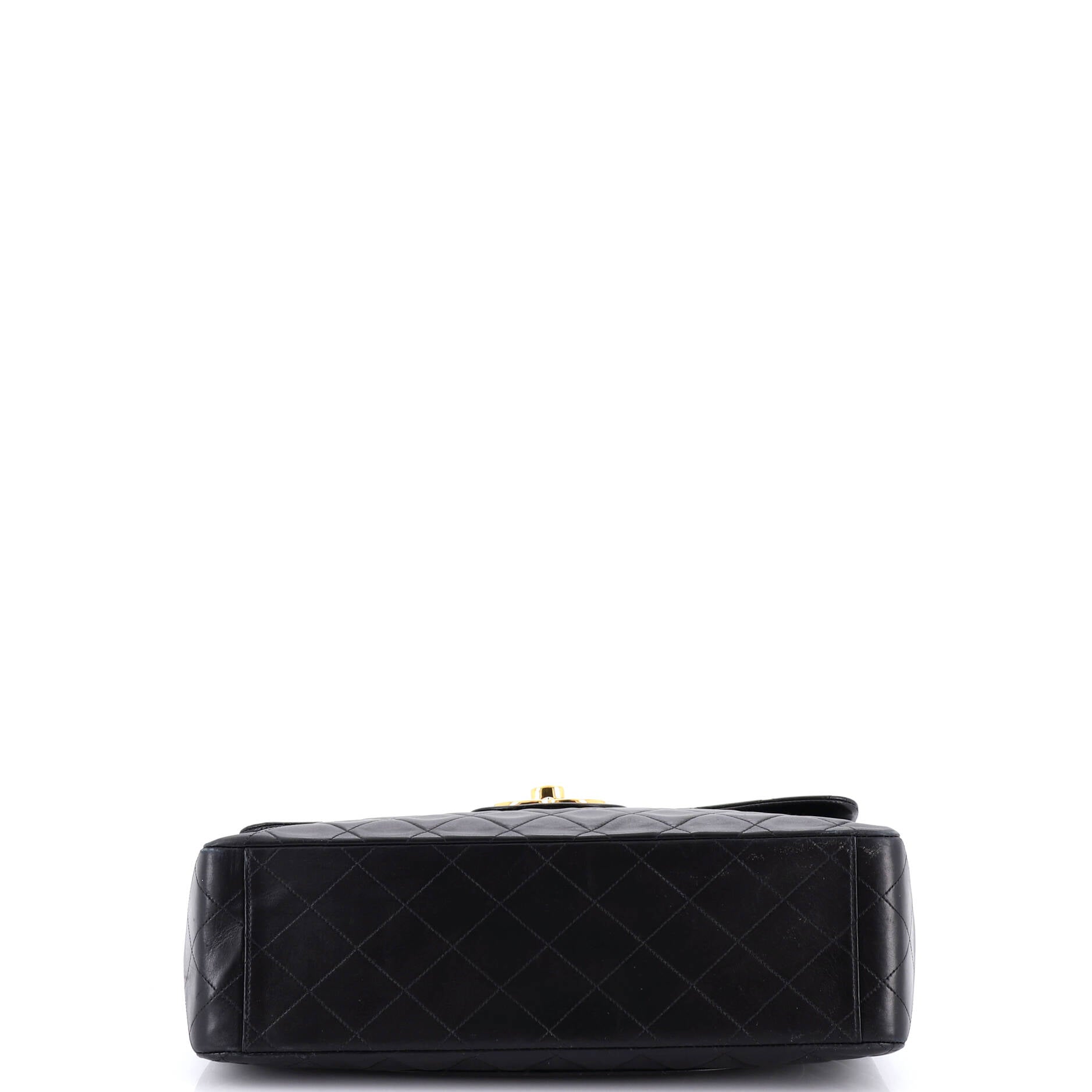 Vintage Classic Single Flap Bag Quilted Lambskin Maxi