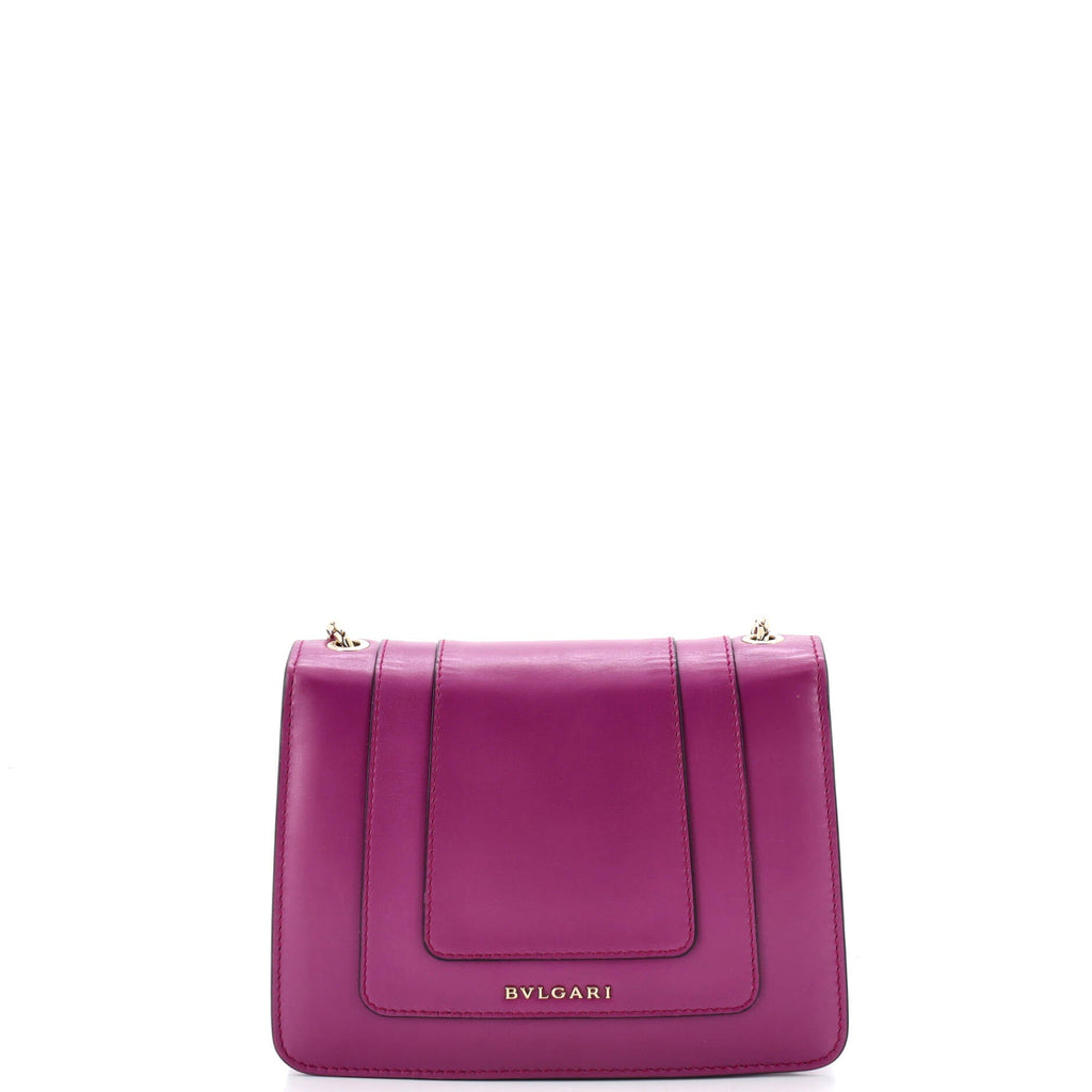 Serpenti Forever Square Shoulder Bag Leather Small