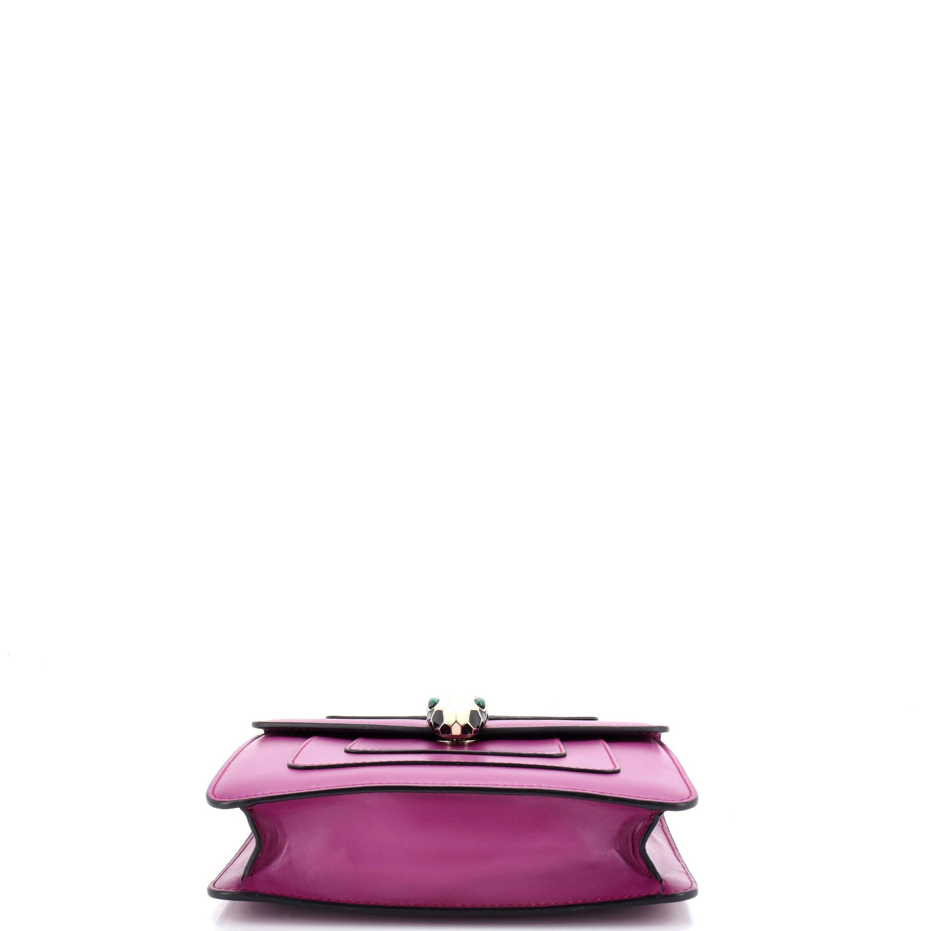 Serpenti Forever Square Shoulder Bag Leather Small