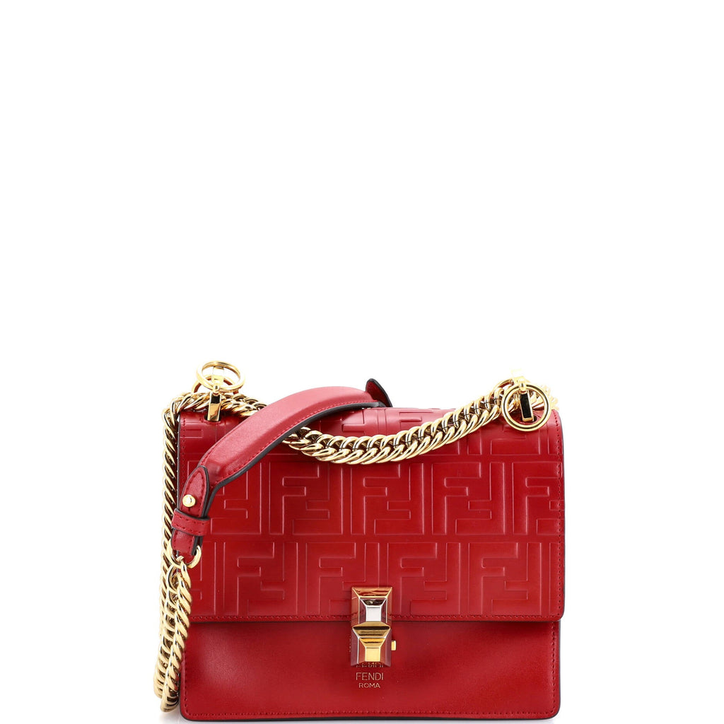 Kan I Bag Zucca Embossed Leather Small