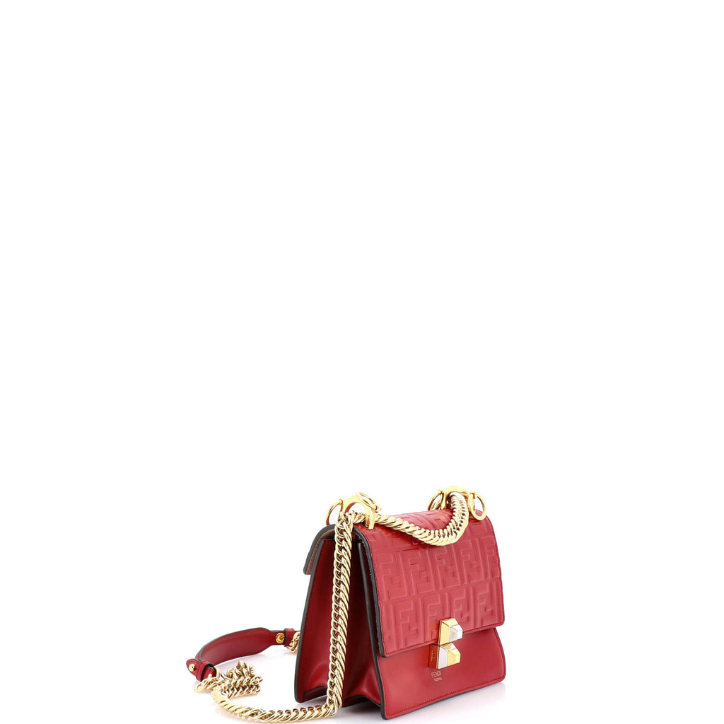 Kan I Bag Zucca Embossed Leather Small