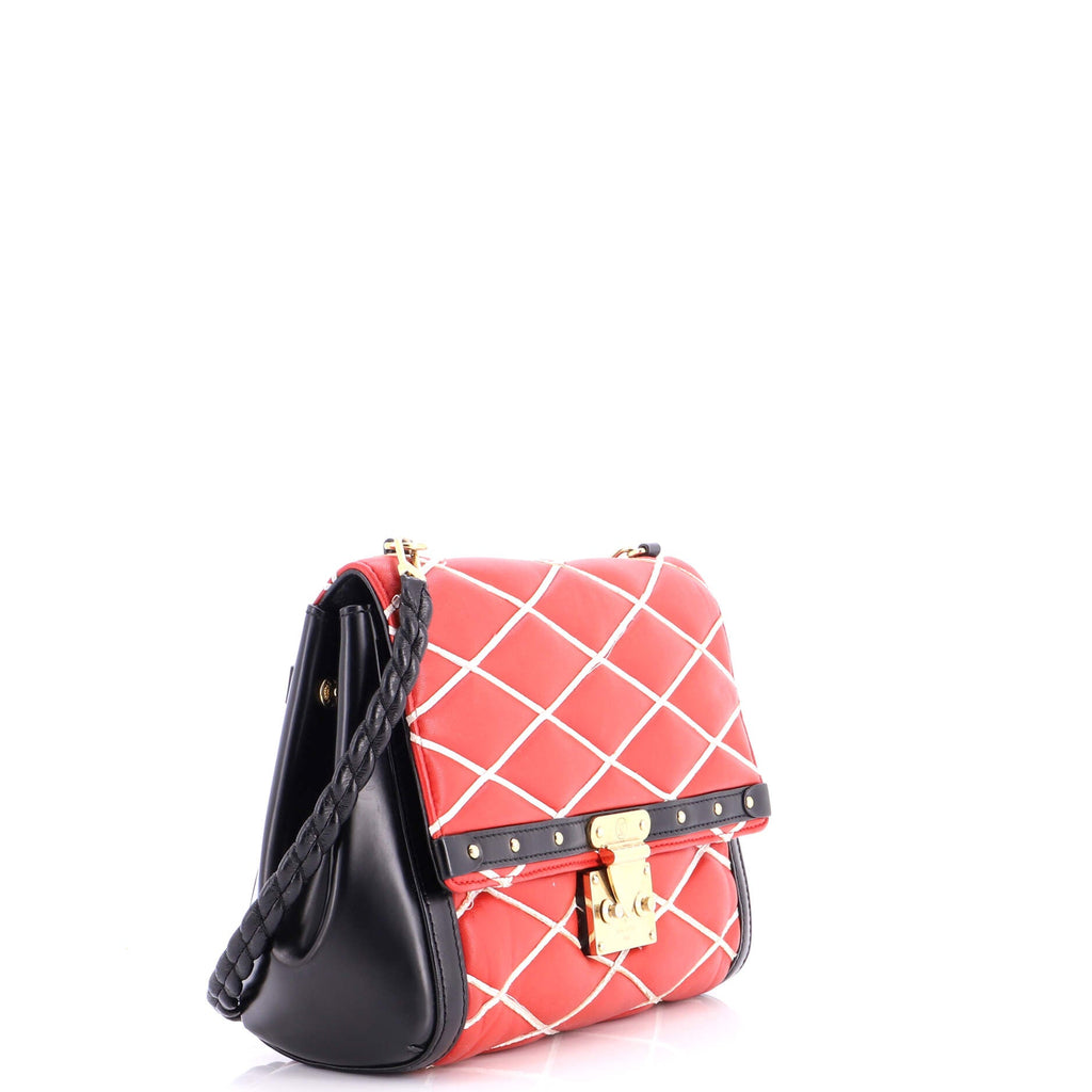 Pochette Flap Handbag Malletage Leather