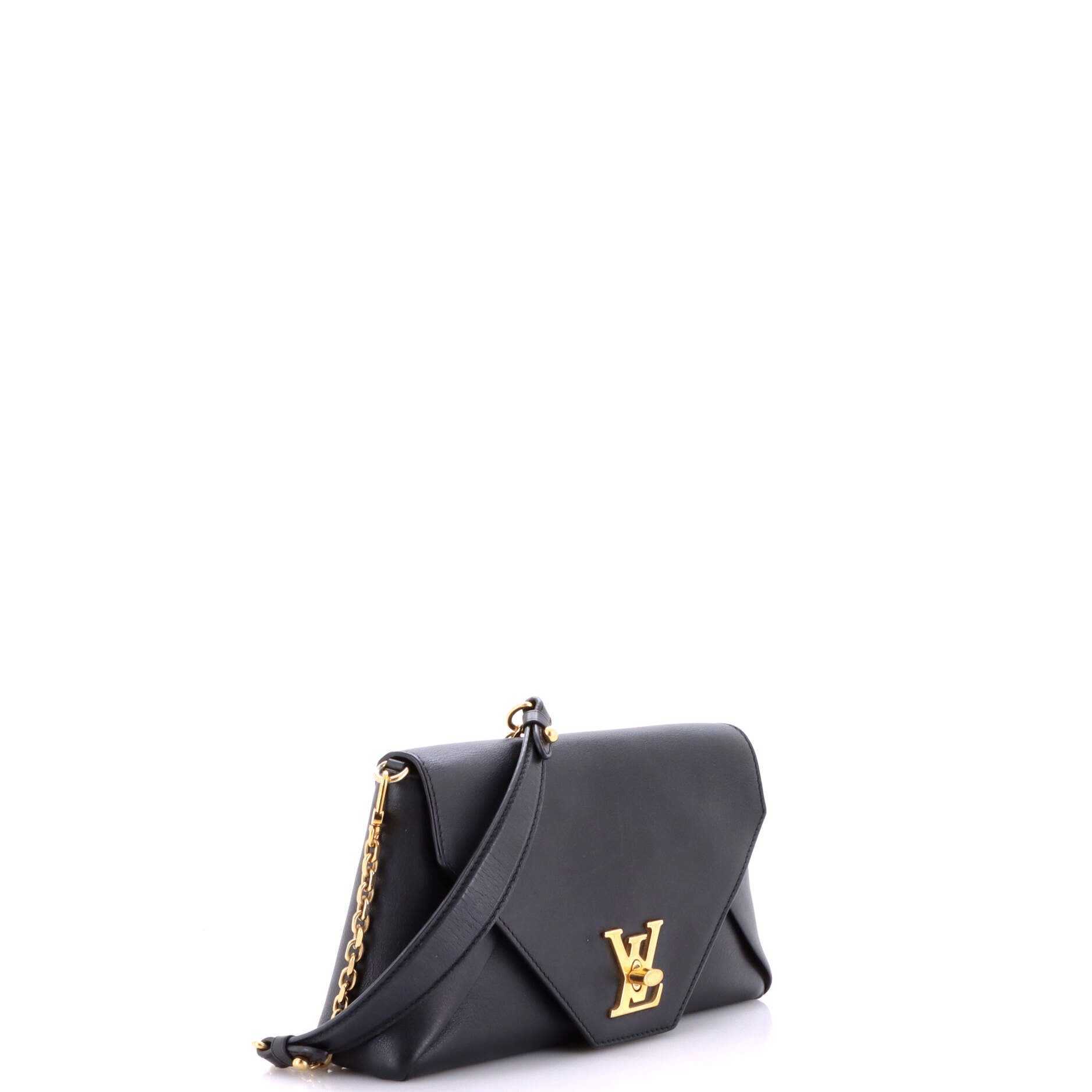 Love Note Chain Clutch Leather