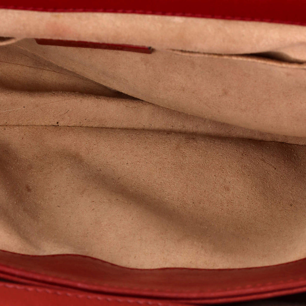 Ophidia Chain Shoulder Bag Suede Small