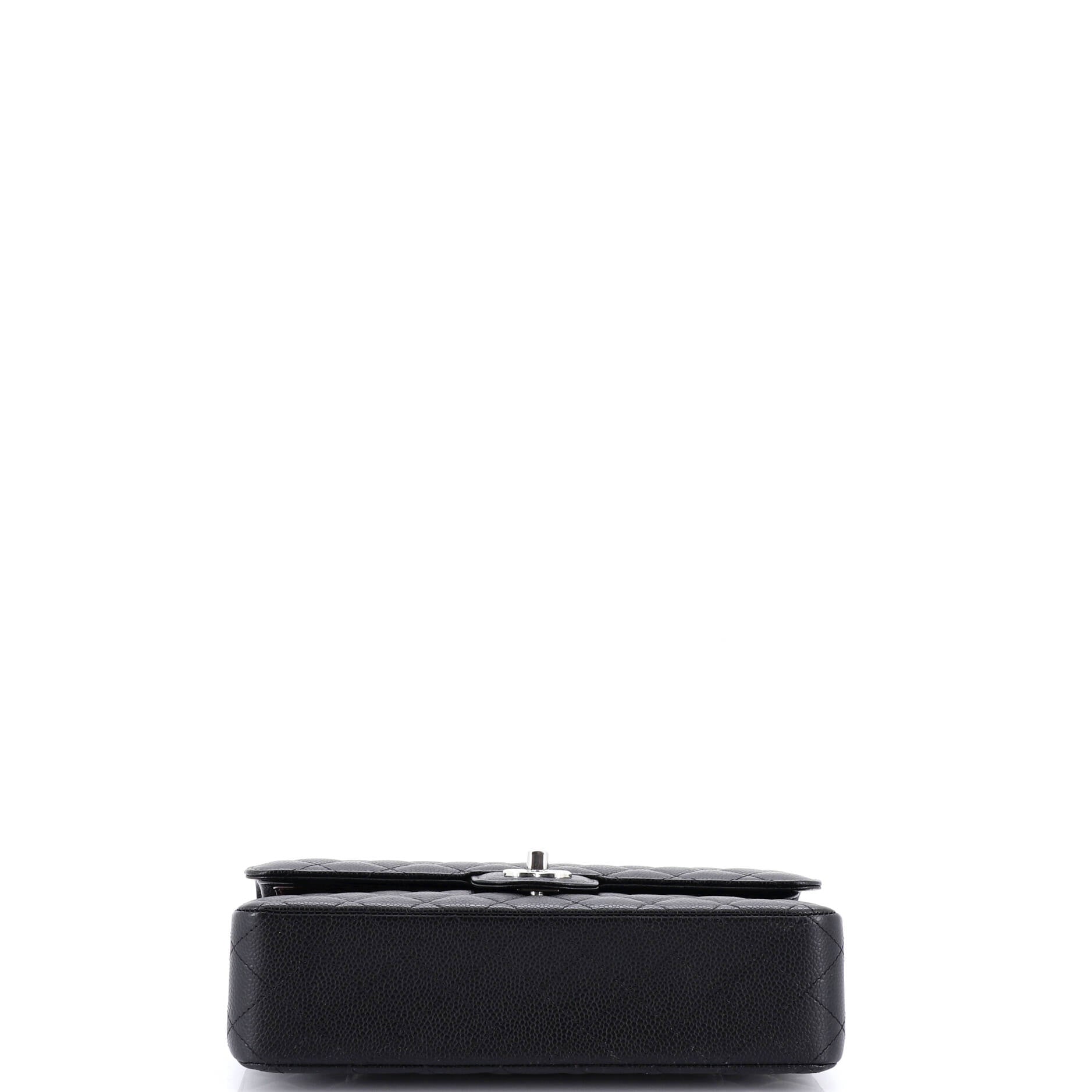 Classic Double Flap Bag Quilted Caviar Medium