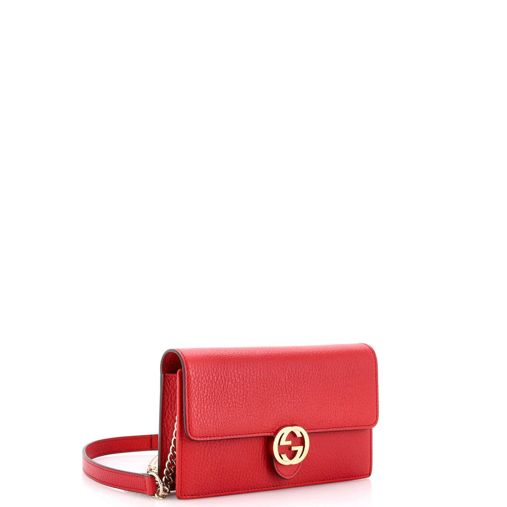 Interlocking Wallet on Chain Leather