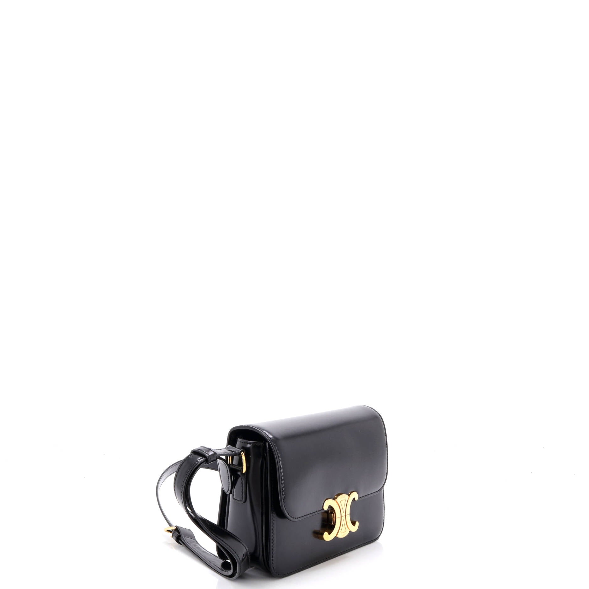 Triomphe Shoulder Bag Smooth Calfskin Teen