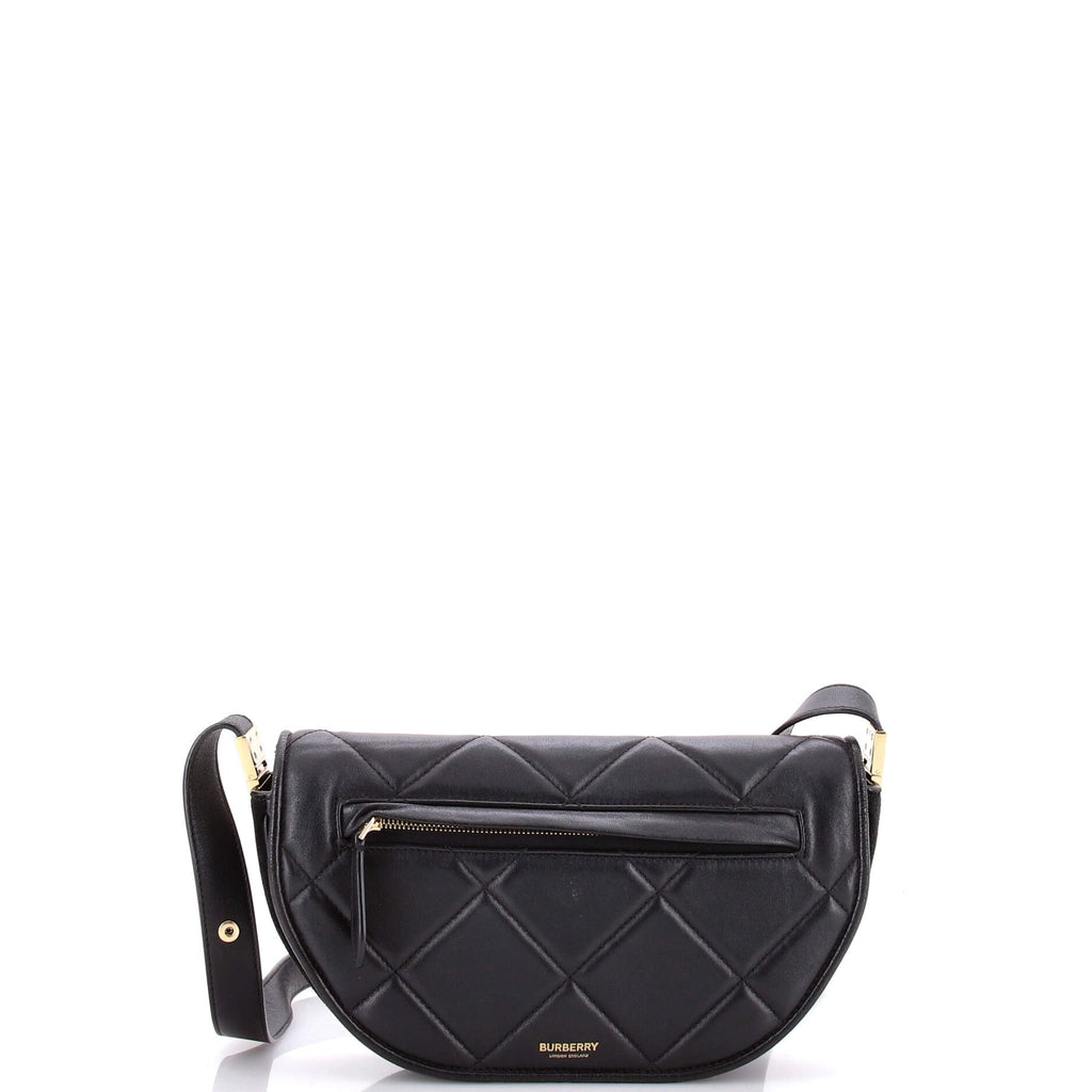 Olympia Flap Bag Quilted Leather Small