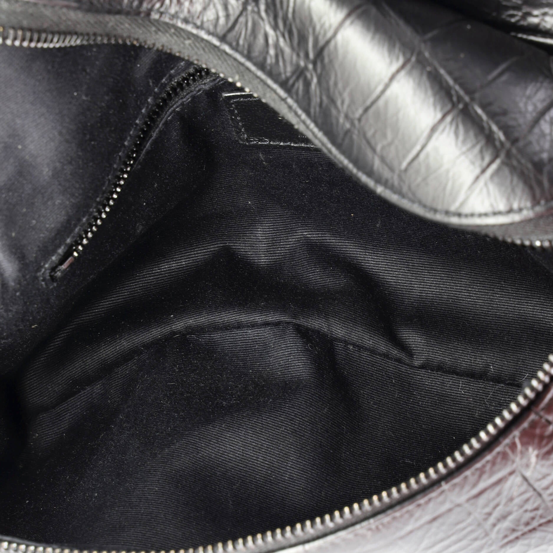 Niki Body Bag Crocodile Embossed Leather