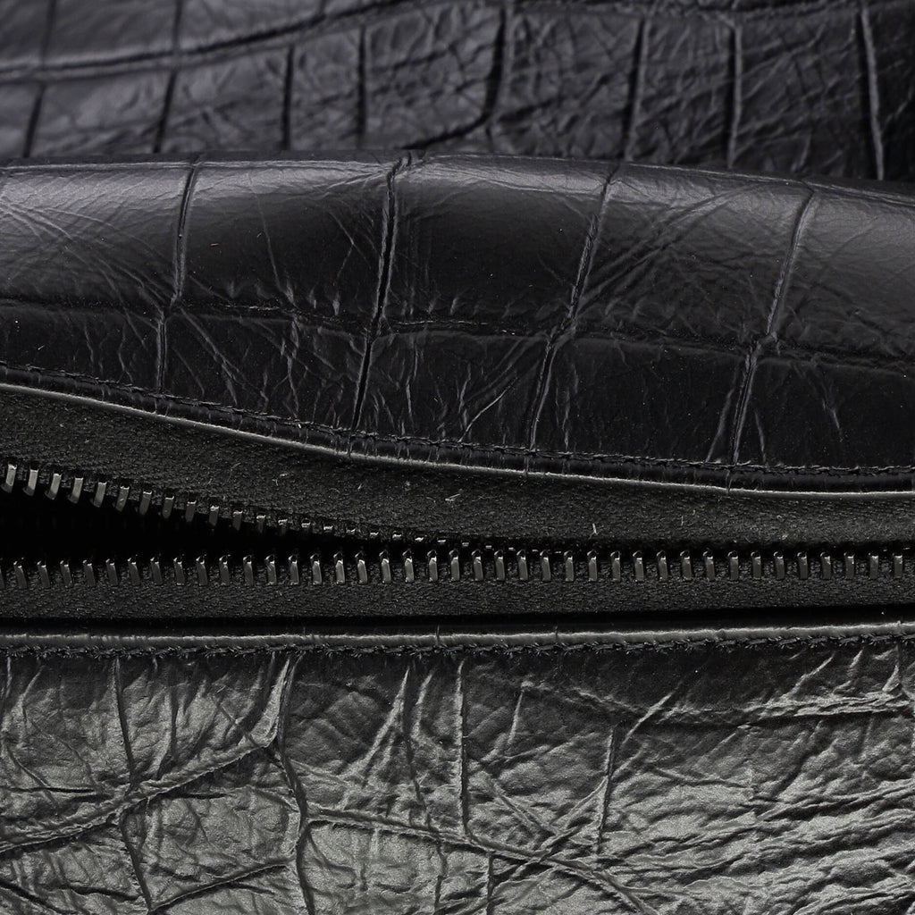 Niki Body Bag Crocodile Embossed Leather