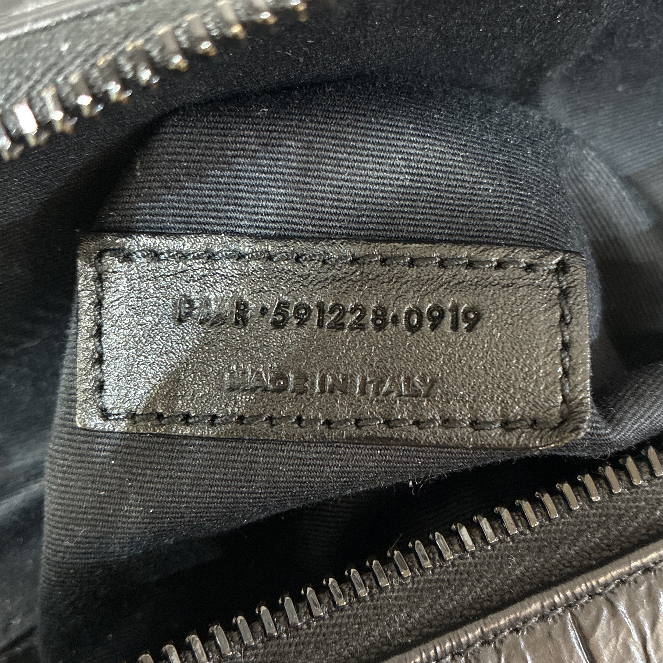 Niki Body Bag Crocodile Embossed Leather