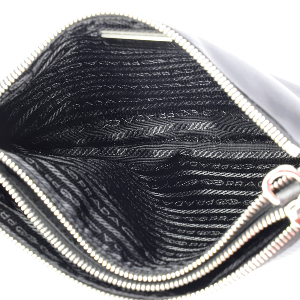 Re-Edition 2000 Double Zip Shoulder Bag Tessuto Small