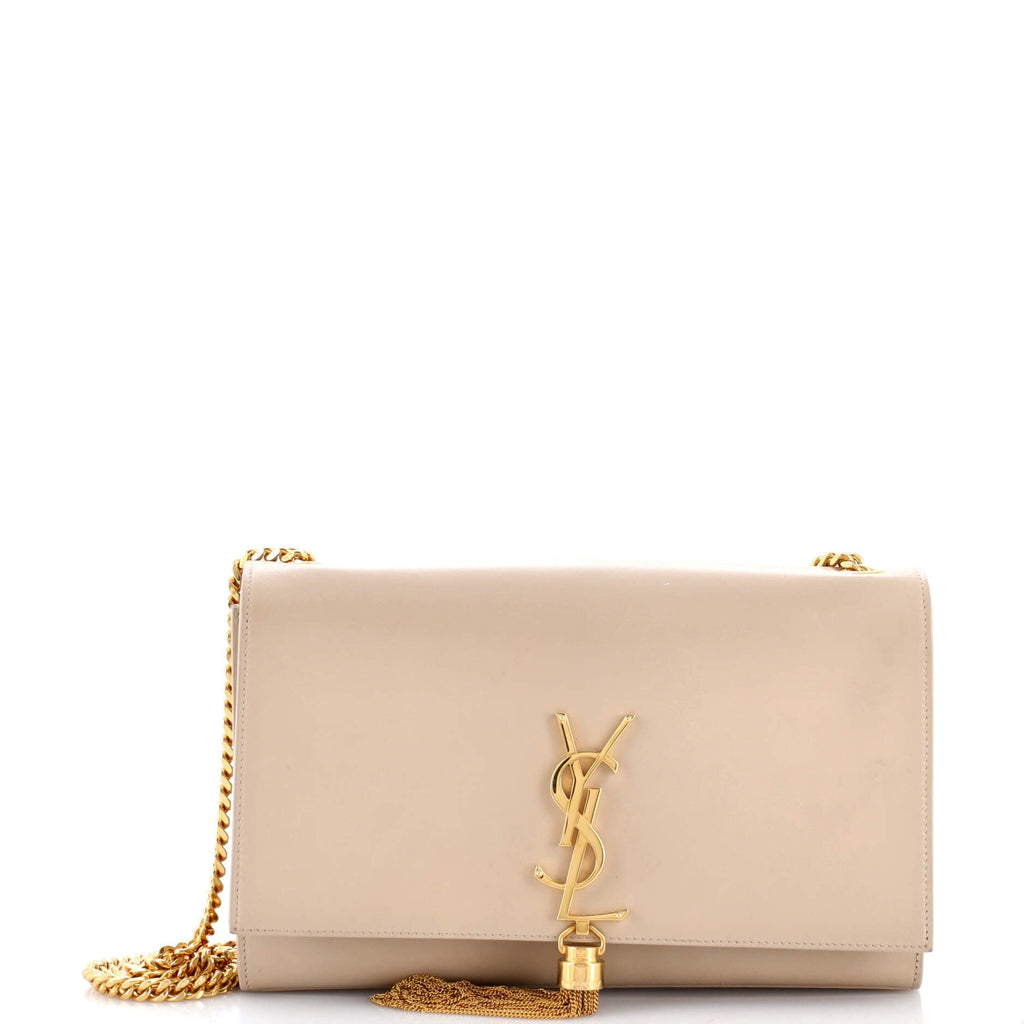 Classic Monogram Tassel Crossbody Bag Leather Medium