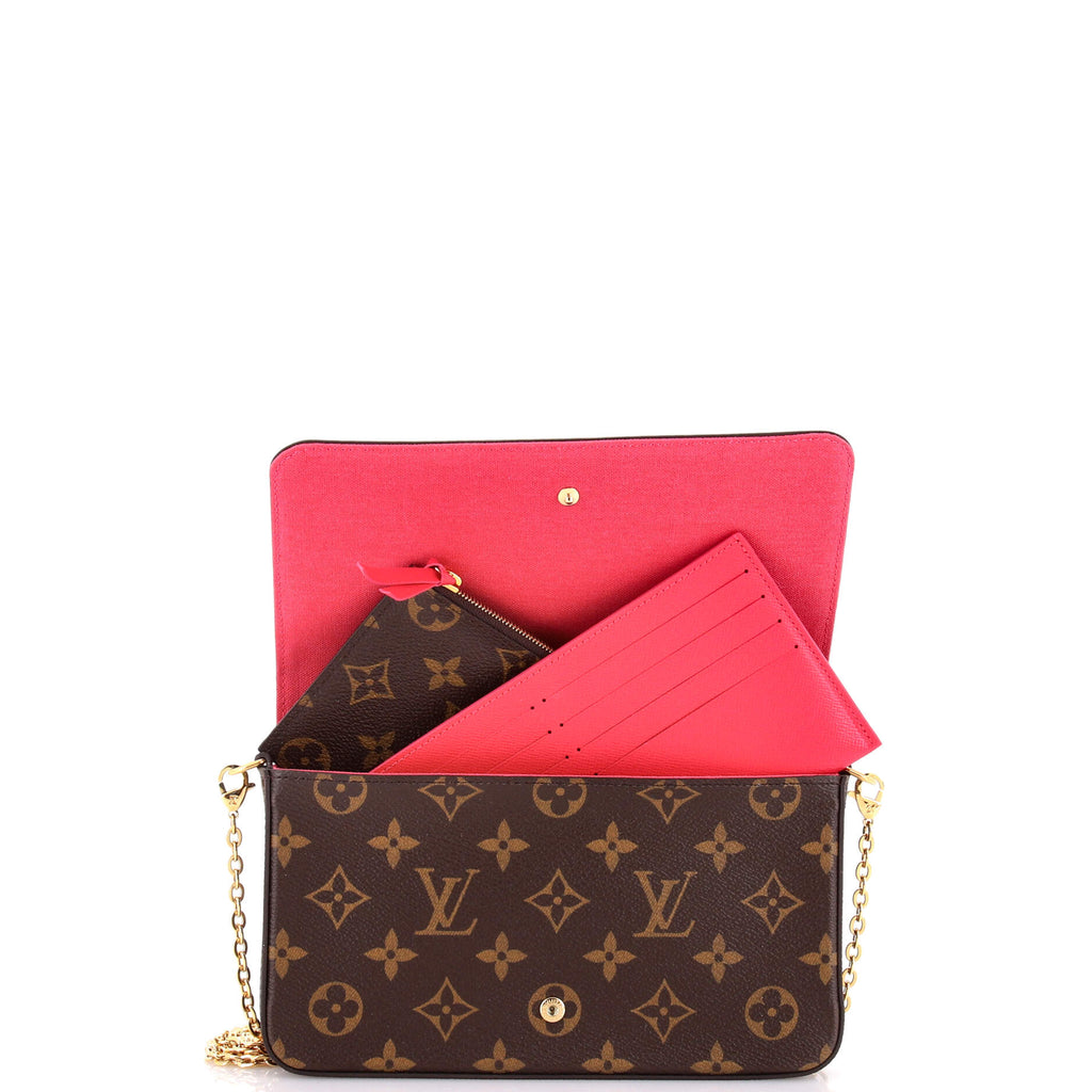 Felicie Pochette Limited Edition Vivienne Xmas Monogram Canvas