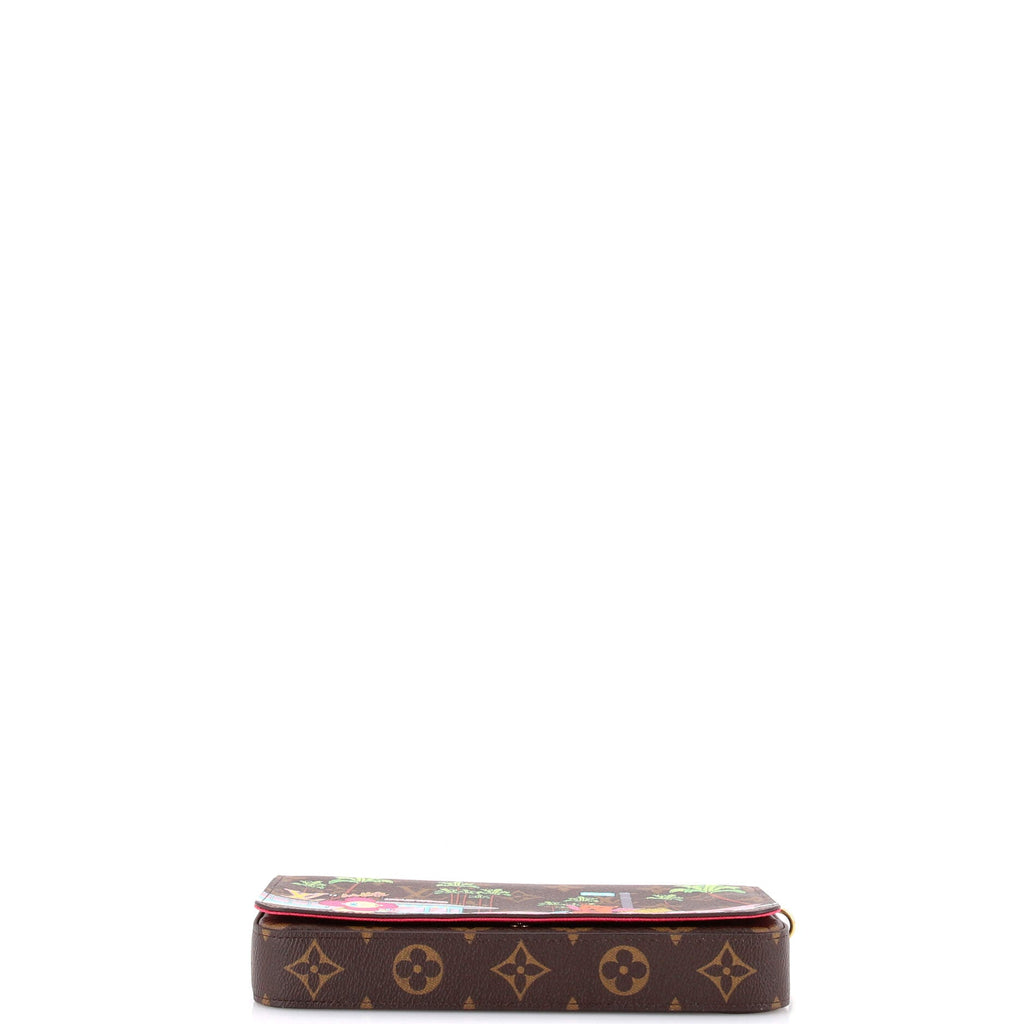 Felicie Pochette Limited Edition Vivienne Xmas Monogram Canvas