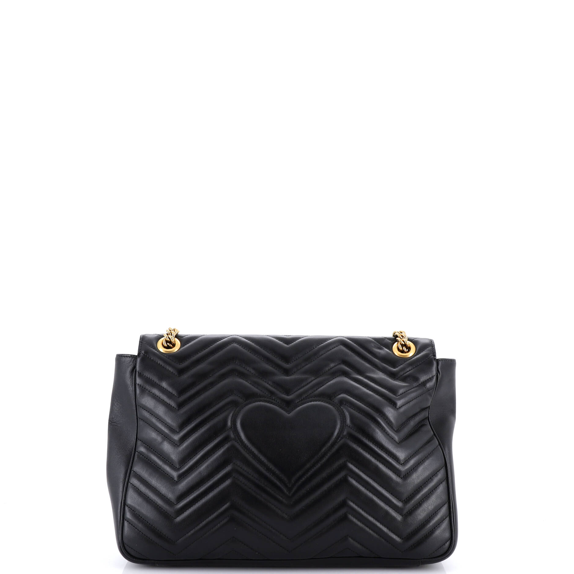 GG Marmont Flap Bag Matelasse Leather Large