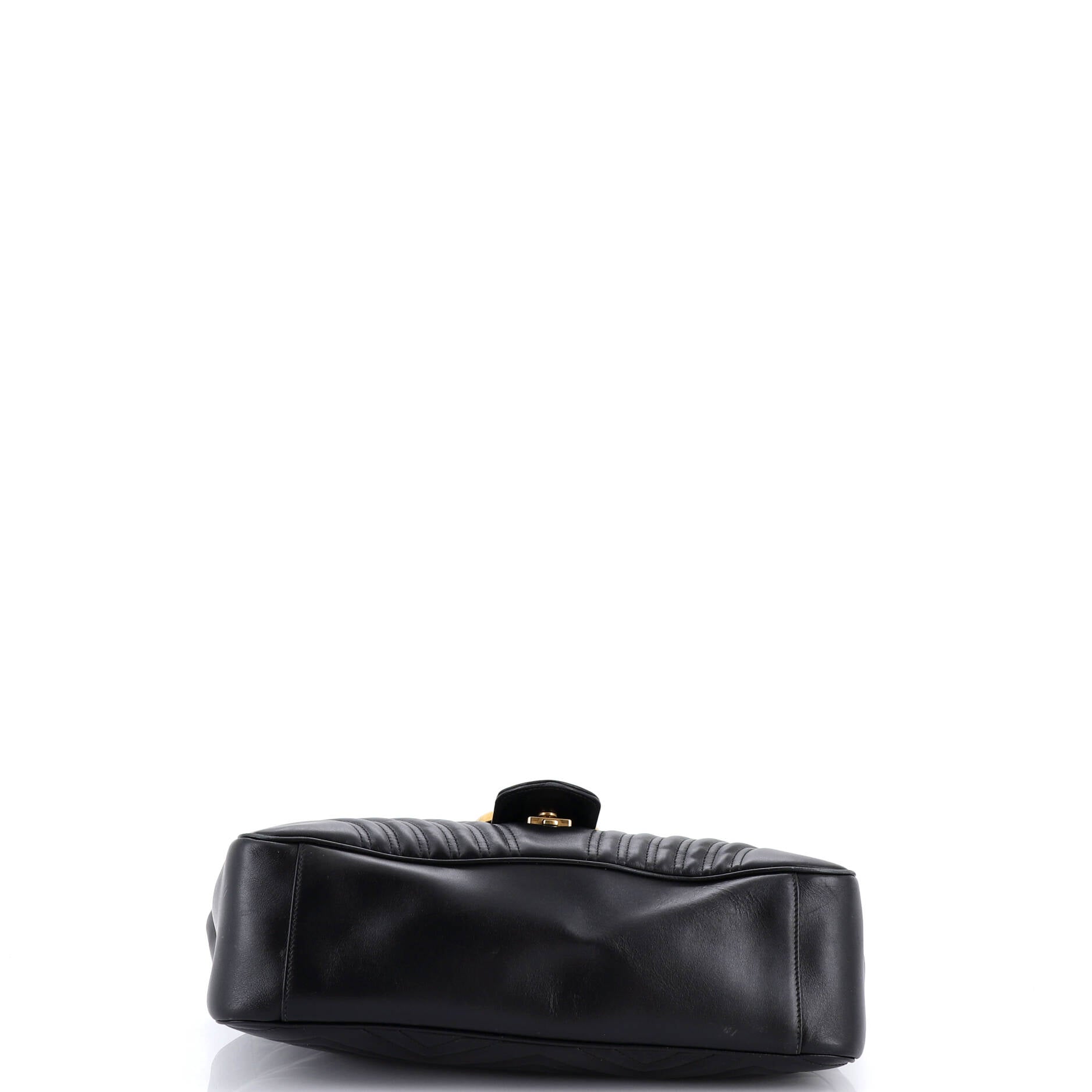 GG Marmont Flap Bag Matelasse Leather Large
