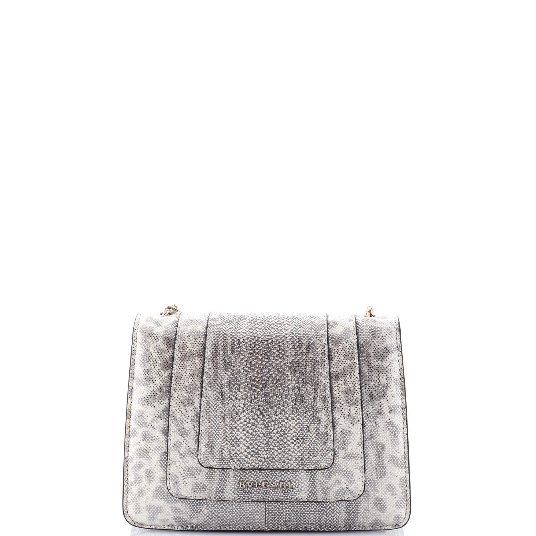 Serpenti Forever Crossbody Bag Metallic Karung Small