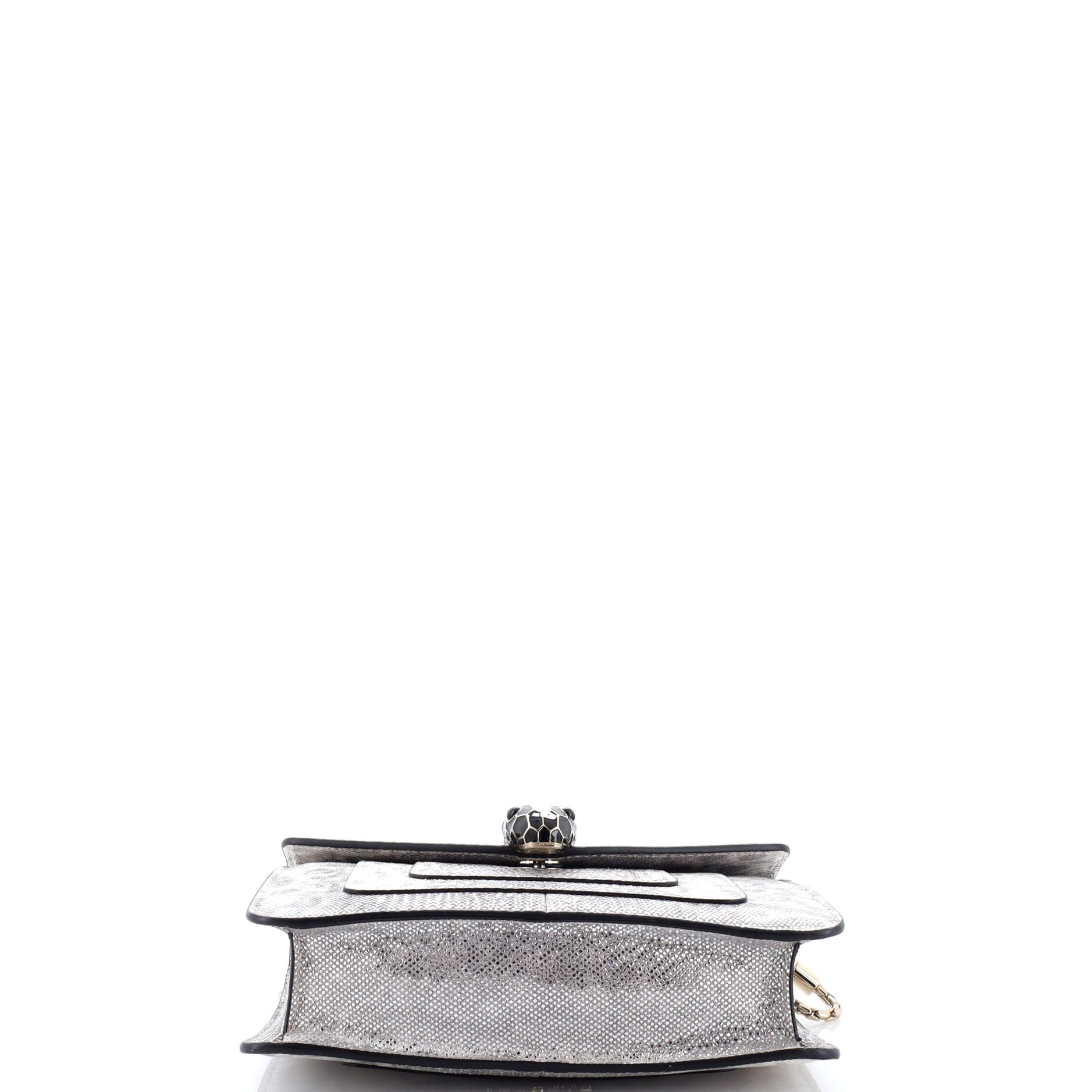 Serpenti Forever Crossbody Bag Metallic Karung Small