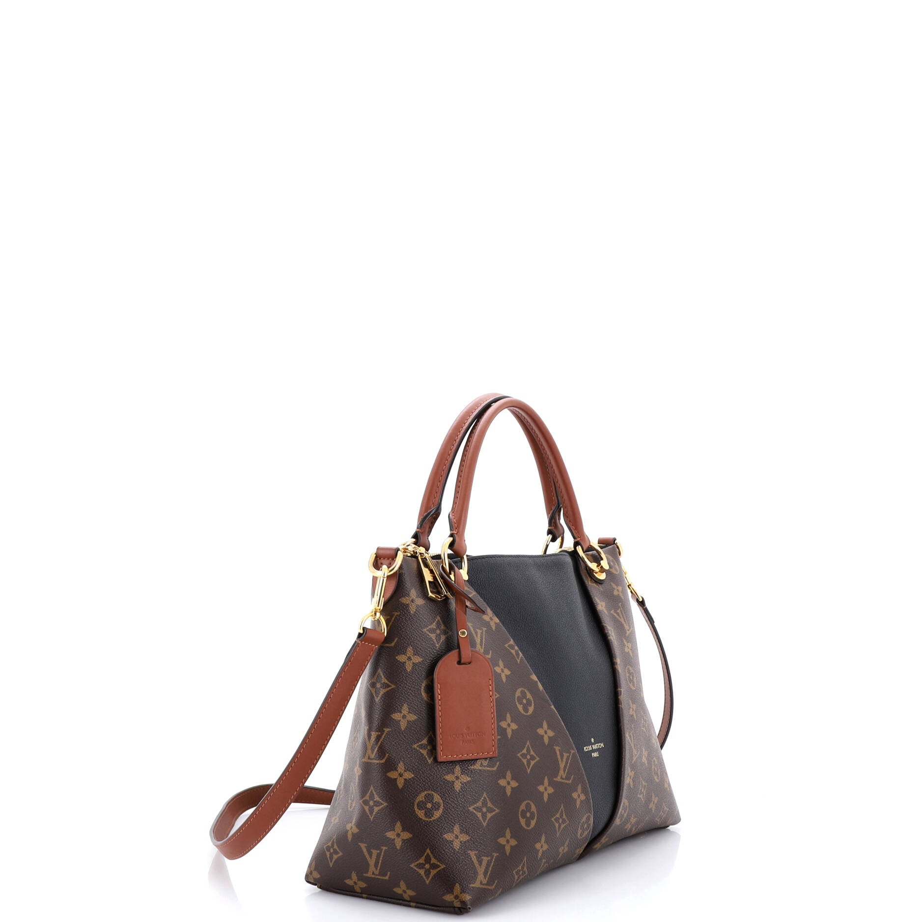 V Tote Monogram Canvas and Leather MM