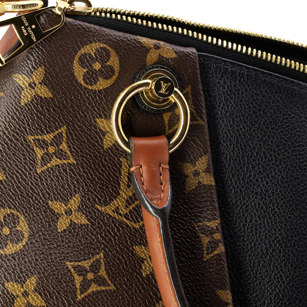 V Tote Monogram Canvas and Leather MM