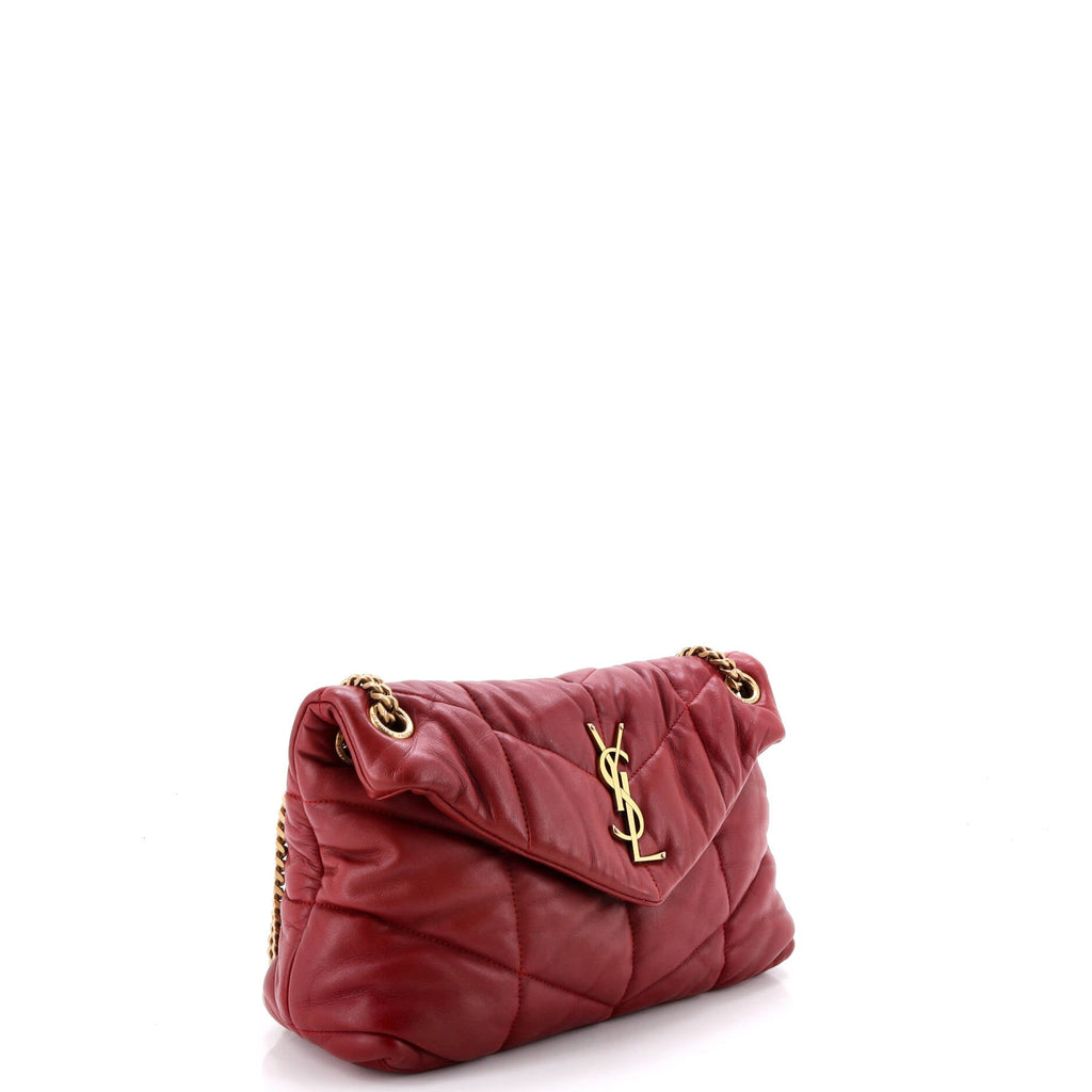 Loulou Puffer Shoulder Bag Quilted Leather Small