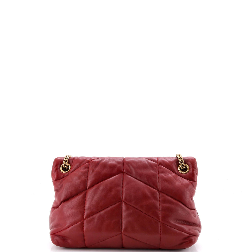 Loulou Puffer Shoulder Bag Quilted Leather Small