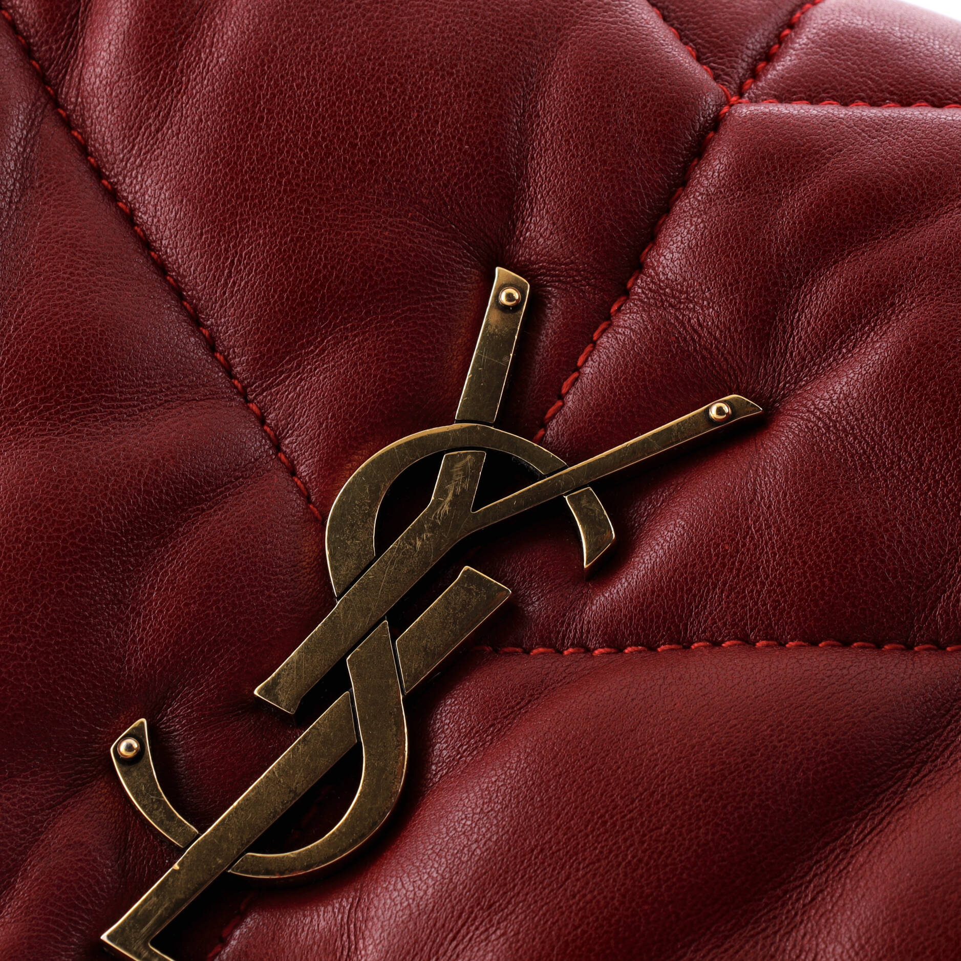 Loulou Puffer Shoulder Bag Quilted Leather Small