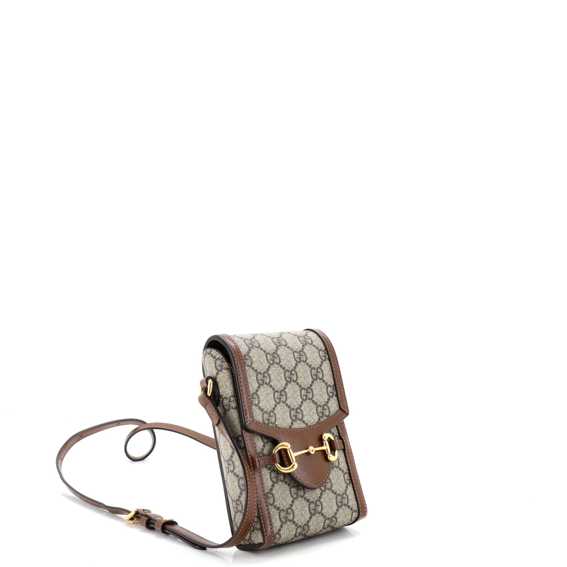 Horsebit 1955 Crossbody Bag GG Coated Canvas with Leather Mini