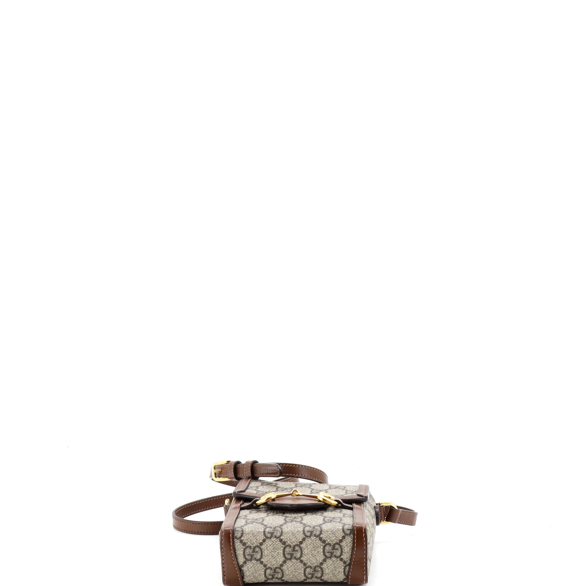 Horsebit 1955 Crossbody Bag GG Coated Canvas with Leather Mini