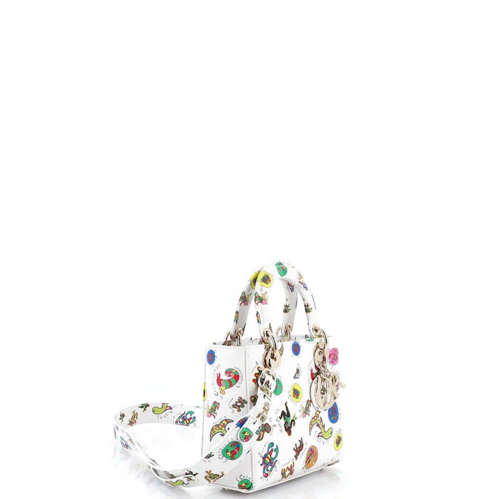 My ABCDior Lady Dior Bag Printed Leather Small