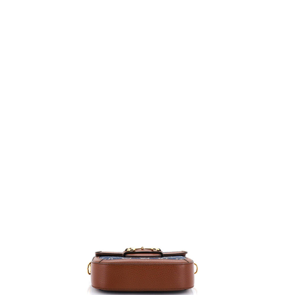Horsebit 1955 Shoulder Bag GG Denim Mini