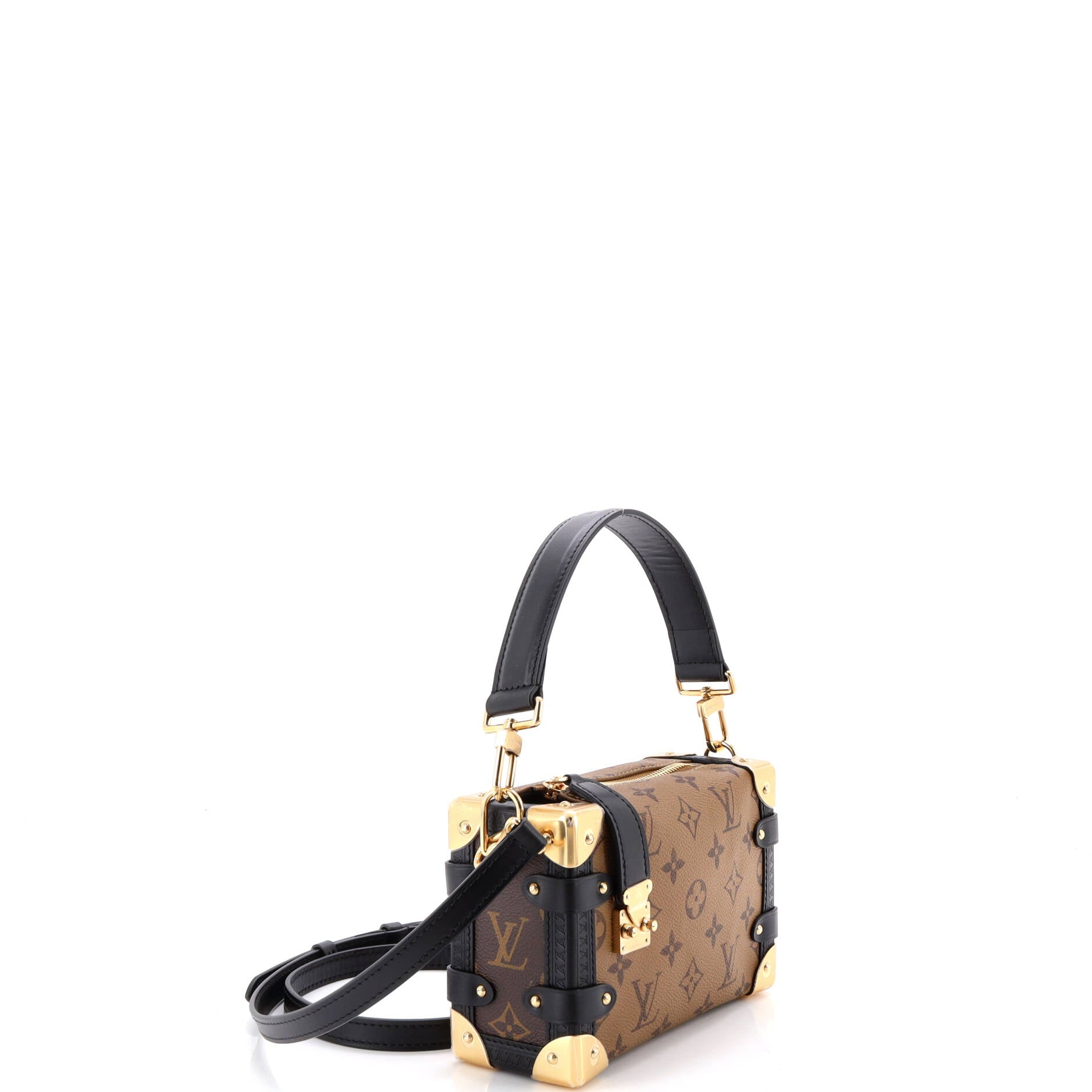 Side Trunk Handbag Reverse Monogram Canvas PM