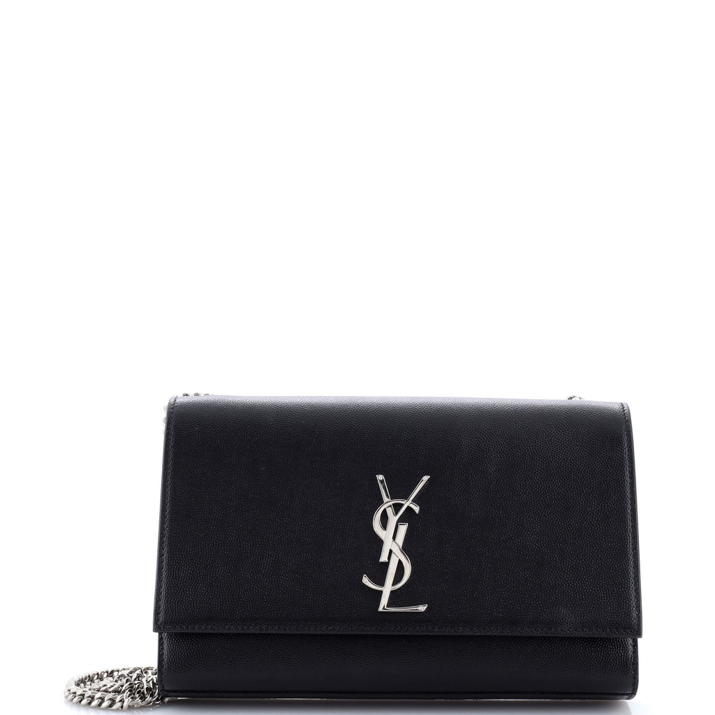 Classic Monogram Crossbody Bag Grainy Leather Medium