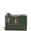 Sunset Crossbody Bag Leather Medium