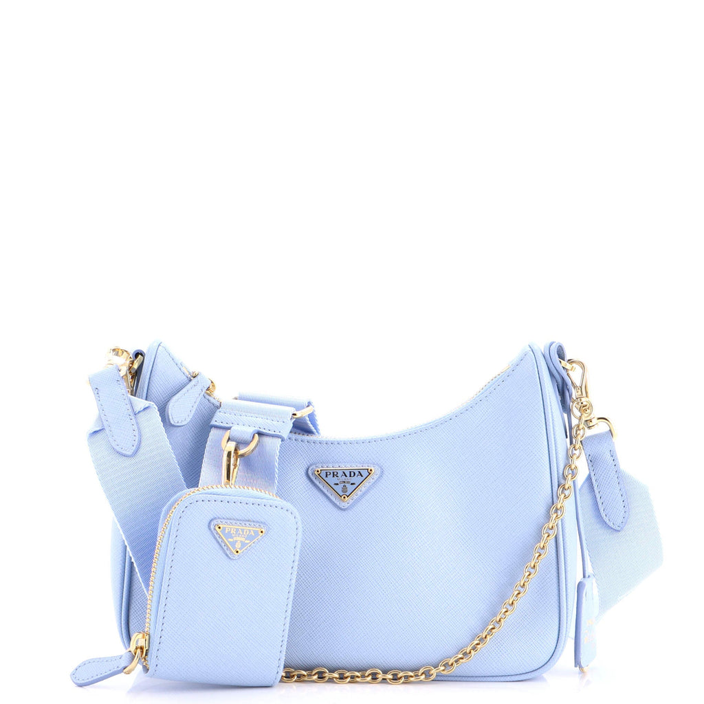 Re-Edition 2005 Shoulder Bag Saffiano Leather Small