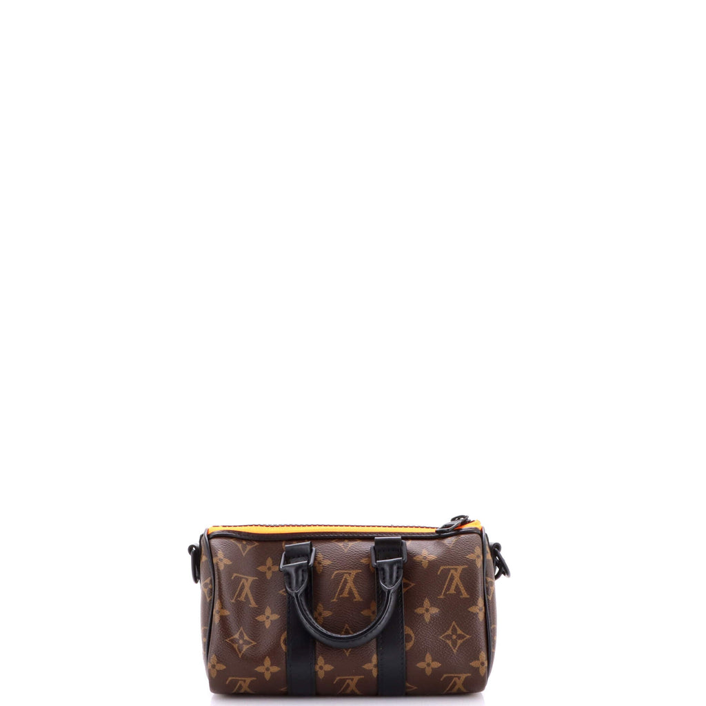 Keepall Bandouliere Bag Monogram Canvas with LV Friends Patch XS