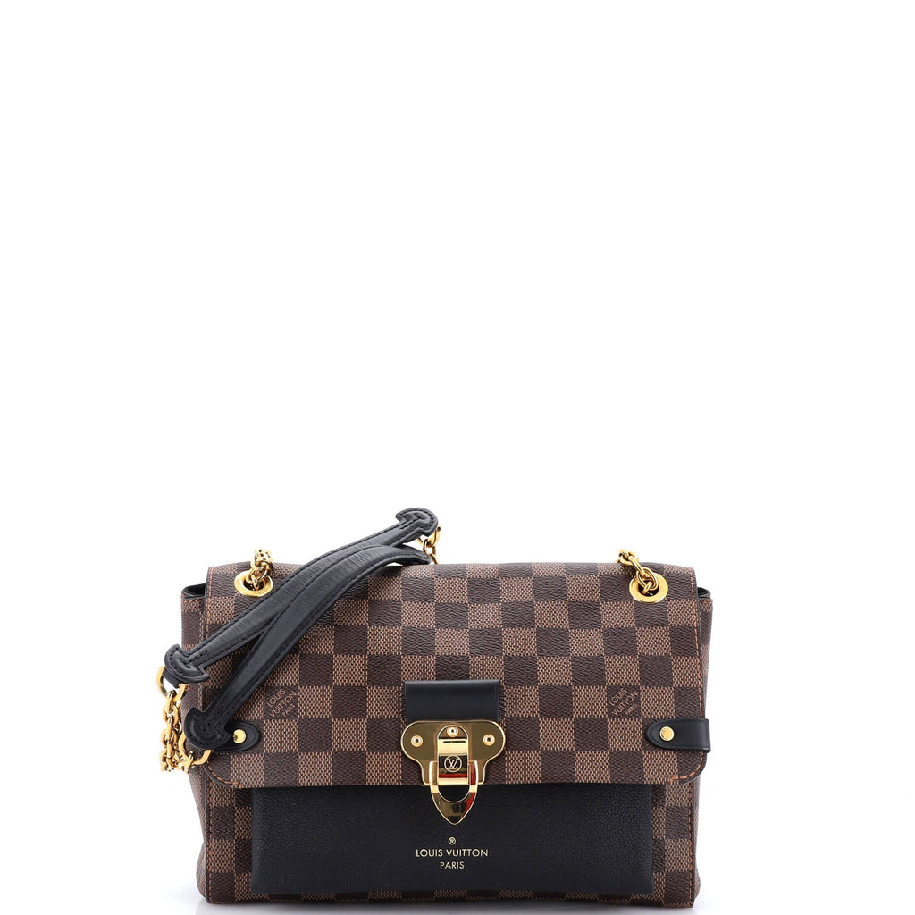 Vavin Handbag Damier with Leather PM