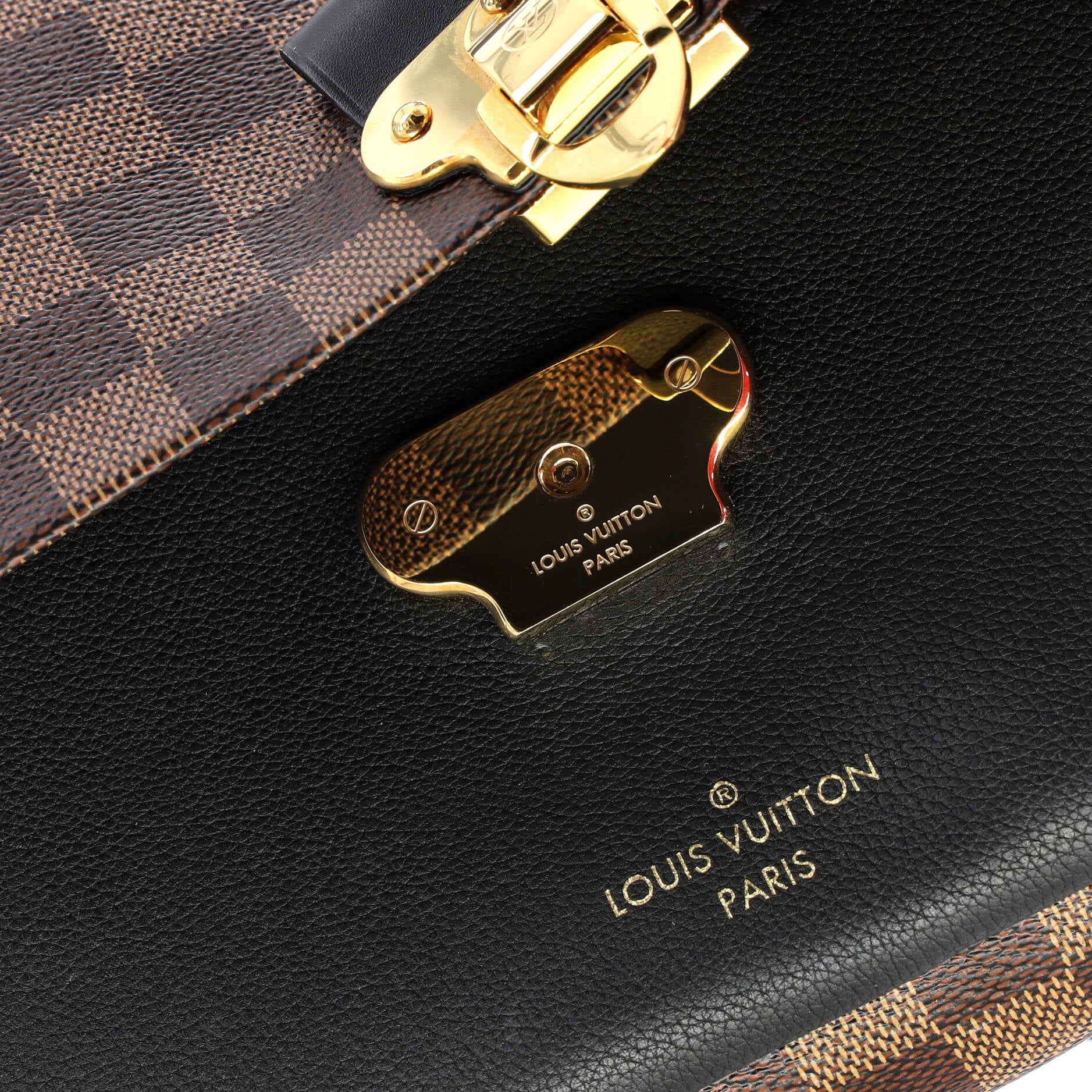 Vavin Handbag Damier with Leather PM