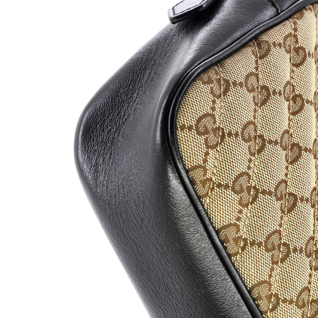 GG Marmont Shoulder Bag Diagonal Quilted GG Canvas with Leather Small