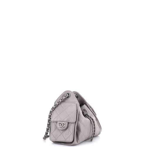 25 Hobo Bag Quilted Caviar Mini