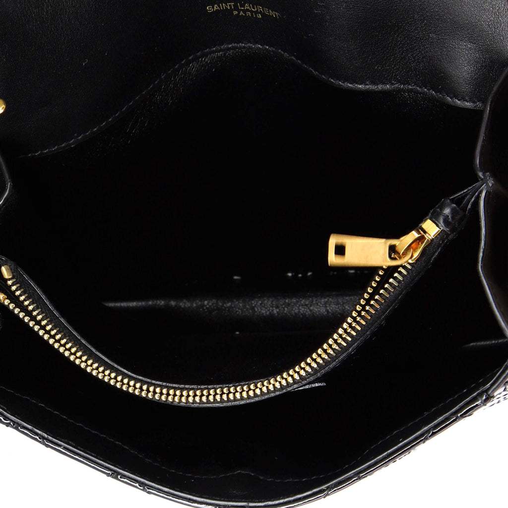 Gaby Envelope Satchel Quilted Leather Mini