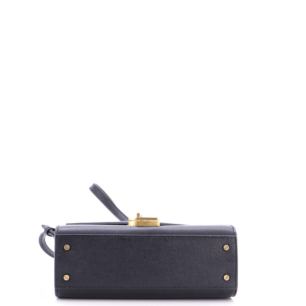 Cassandra Top Handle Bag Leather Mini