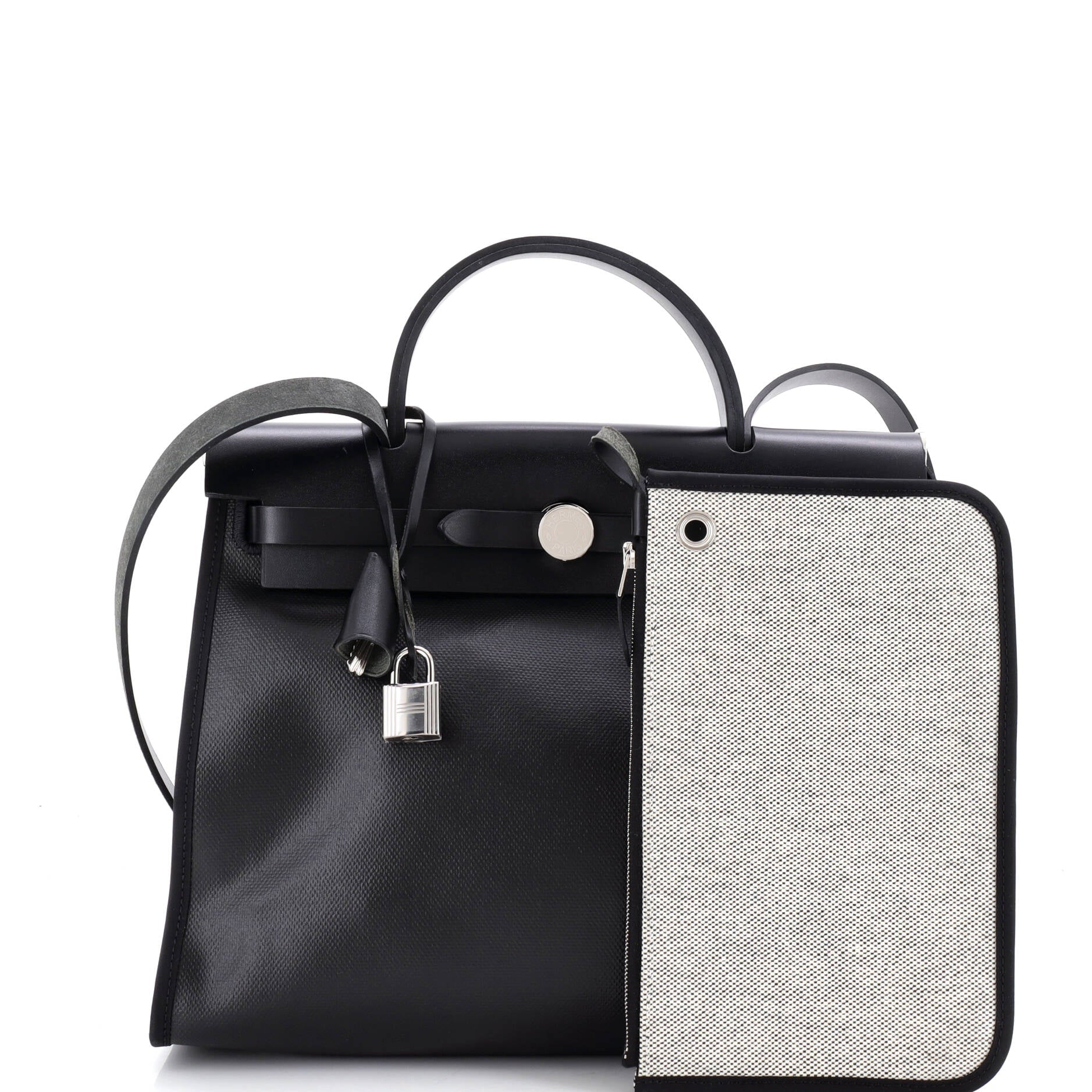 Herbag Zip Berline Vache Canvas and Leather 31