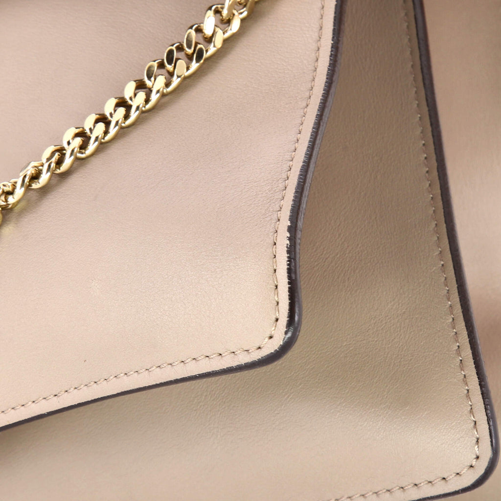 Faye Shoulder Bag Leather and Suede Medium
