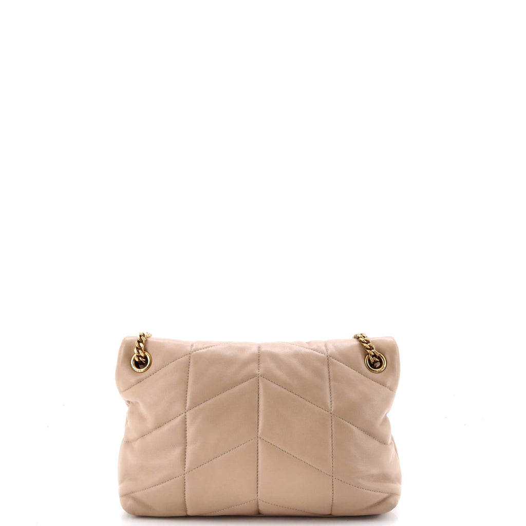 Loulou Puffer Shoulder Bag Quilted Leather Small