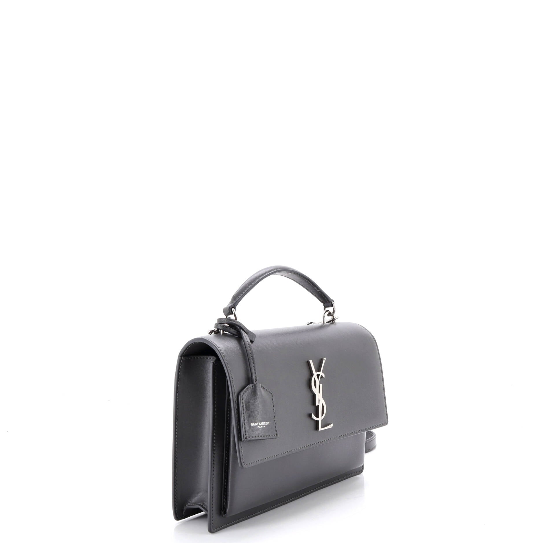 Sunset Top Handle Shoulder Bag Leather Medium