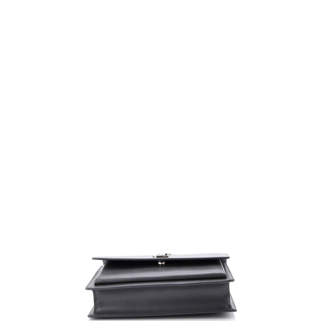 Sunset Top Handle Shoulder Bag Leather Medium