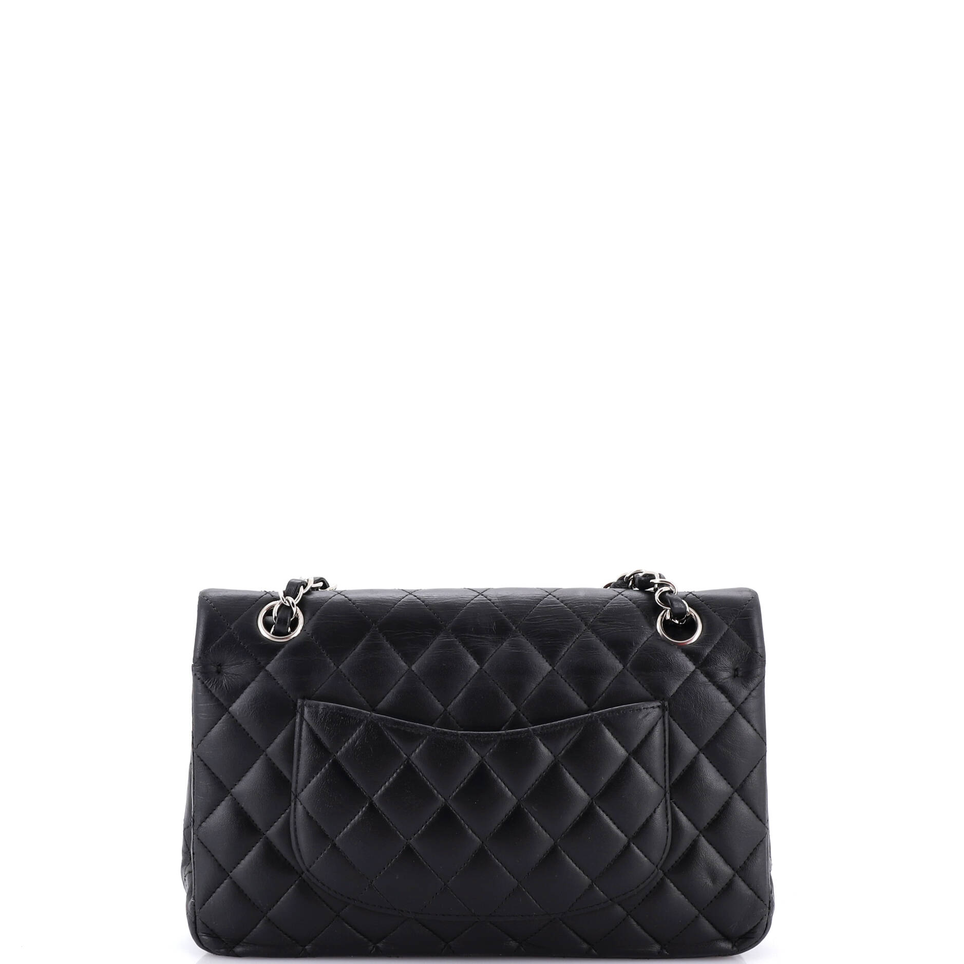 Vintage Classic Double Flap Bag Quilted Lambskin Medium