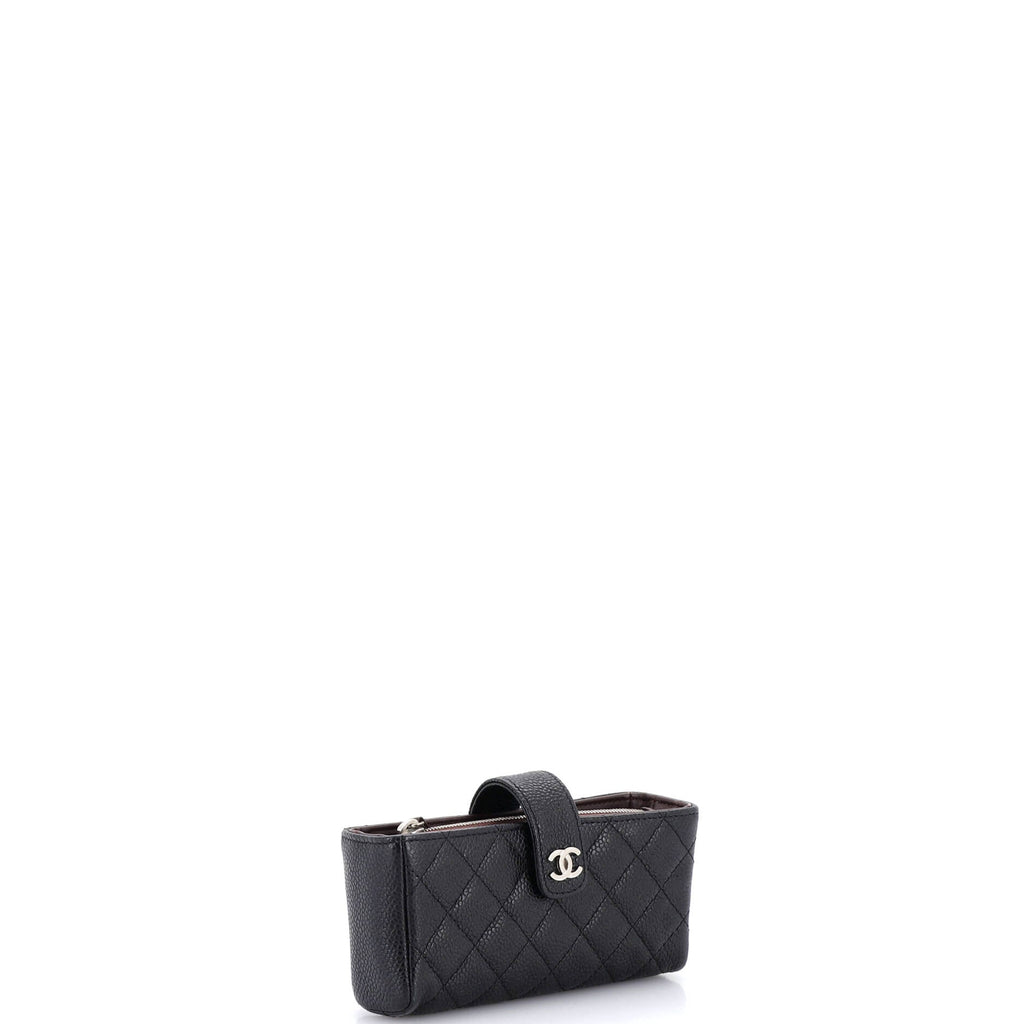 Chain Phone Holder Crossbody Bag Quilted Lambskin Mini
